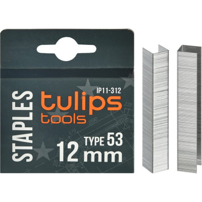 Tulips tools скобы для степлера тип 53 12 мм ip11-312