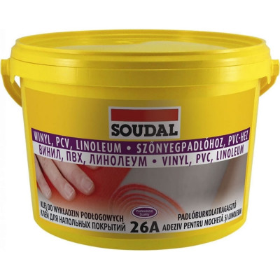 Soudal клей для напольных покрытий 26а 5кг 107642