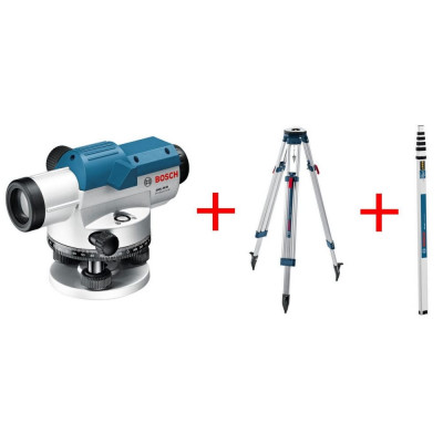 Bosch Оптический нивелир GOL 26D+BT160+GR500 0.601.068.002
