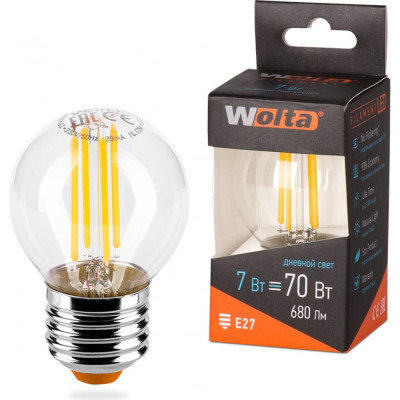 Лампа Wolta FILAMENT 25S45GLFT7E27