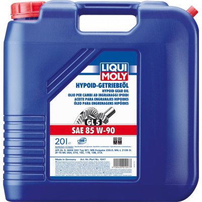 Liqui moly мин.тр.масло hypoid-getrieb. 85w-90 gl-5 20л 1047