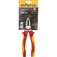 Диэлектрические пассатижи Inforce 180 мм 1000В 06-18-19