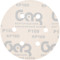Круг шлифовальный на липучке по дереву/металлу 10 шт. (150 мм; P100; 6 отверстий) Gigant G-1031