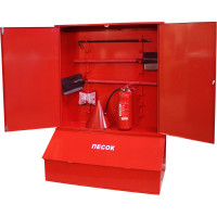 Закрытый пожарный щит ПРЕСТИЖ комплектный типа ЩП-В (с ящиком для песка) 618-06