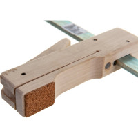 Струбцина BESSEY Klemmy деревянная 200/110, пробковая крошка для щадящего зажима BE-HKL20
