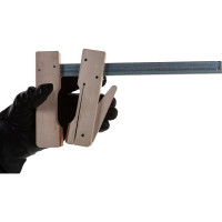 Струбцина BESSEY Klemmy деревянная 200/110, пробковая крошка для щадящего зажима BE-HKL20