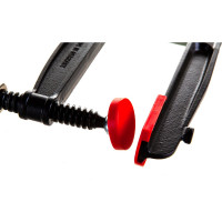 Струбцина BESSEY из ковкого чугуна 400/175, усилие 5.5 кН, с деревянной рукояткой BE-TPN40BE