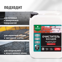 Удалитель высолов с минеральных поверхностей PROSEPT SALT CLEANER, 5л, концентрат 1:2, 021-5