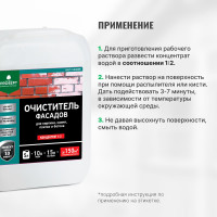Удалитель высолов с минеральных поверхностей PROSEPT SALT CLEANER, 5л, концентрат 1:2, 021-5