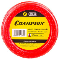 Корд триммерный Twisted Square (2.0 мм; 15 м; витой квадрат) CHAMPION C7002
