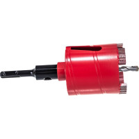 Коронка алмазная с переходником М16-SDS+ (72х70 мм) по бетону DIAM 311102