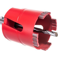 Коронка алмазная с переходником М16-SDS+ (72х70 мм) по бетону DIAM 311102