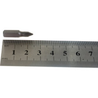 Набор бит (25 мм; 6 шт.) в прямоугольном картридже + адаптер (60 мм) FIT 57660