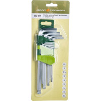 Набор ключей Дело Техники шестигранных с шаром 9шт. 562091