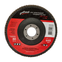 Круг лепестковый торцевой коричневый (125х22,2 мм; Р36) АТАКА 680740