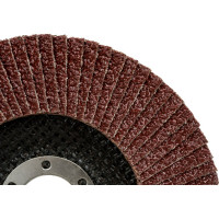 Круг лепестковый торцевой коричневый (125х22,2 мм; Р36) АТАКА 680740
