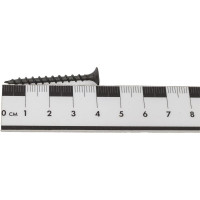 Саморезы черные по гипроку к дереву (100 штук, 3.5 х 41) ХВАТ 22041-0