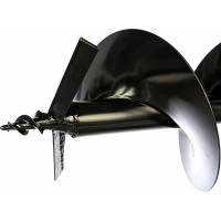 Шнек для грунта (300 мм; 800 мм) однозаходный ELITECH 0809.010900