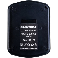 Аккумулятор (14.4 В; 2.0 А*ч; NiCd) для инструментов HITACHI коробка ПРАКТИКА 032-171