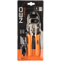 Клещи для обжима телефонных наконечников NEO Tools 4P 6P 8P 01-501