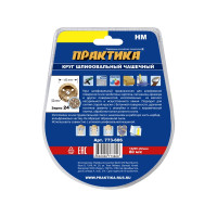 Круг твердосплавный торцевой наклонный (125х22.2 мм) ПРАКТИКА 773-606