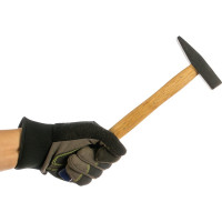 Молоток немецкого типа SANTOOL с квадратным бойком и деревянной ручкой 300 гр 030811-030