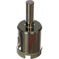 Коронка алмазная по стеклу и керамике (25 мм) ПРАКТИКА 777-291