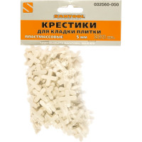 Крестики для кладки плитки SANTOOL 5 мм пластмассовые 250 шт 032560-050