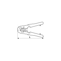 Клещи для обжима телефонных наконечников TOPEX 6P, 8P 32D408