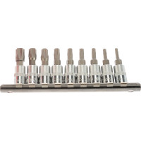 Набор 5-гранных насадок TORX 1/4", TS10H-TS50H, 9 шт. /1/10/60- JTC-3303