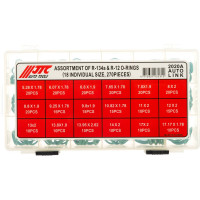 Набор уплотнительных колец для систем кондиционирования с хладагентами R-12/R-134, 270шт JTC 2020A