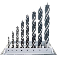 Набор сверл Robust Line (8 шт; 3-10 мм) по дереву Bosch 2607010533