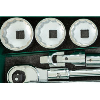 Набор торцевых головок с принадлежностями, 15 шт,  3/4 DR,  SATA 09015