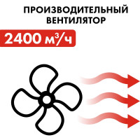 Электрическая тепловая пушка QUATTRO ELEMENTI QE-36000 E 649-325