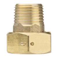 Монтажный комплект для счётчика воды с накидной гайкой MasterProf 1/2"х3/4" внутренняя-наружная резьба (2 шт.) MP ИС.071229