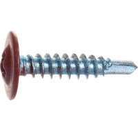 Саморез ПШC КРЕП-КОМП сверло 4,2х19 RAL3009 1000шт пшс193009