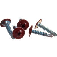 Саморез ПШC КРЕП-КОМП сверло 4,2х19 RAL3009 1000шт пшс193009