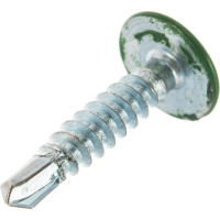 Саморез ПШC КРЕП-КОМП сверло 4,2х19 RAL6002 1000шт пшс196002