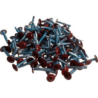 Саморез ПШC КРЕП-КОМП сверло 4,2х25 RAL3009 500шт пшс253009