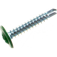 Саморез ПШC КРЕП-КОМП сверло 4,2х25 RAL6002 500шт пшс256002