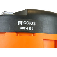 Промышленный пылесос Союз 1600 Вт, объём 20 л, розетка для электрического инструмента 2000Вт ПСС-7320