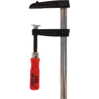 Струбцина BESSEY из ковкого чугуна 150/50, усилие 5.5 кН, с деревянной рукояткой BE-TPN15B5BE