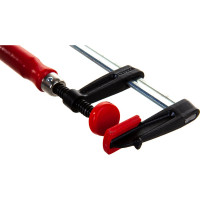 Струбцина BESSEY из ковкого чугуна 150/50, усилие 5.5 кН, с деревянной рукояткой BE-TPN15B5BE
