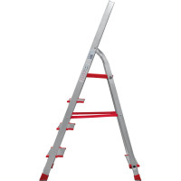 Профессиональная стремянка Новая Высота 4 ступени с шириной 130 мм, Max нагр. 225 кг, 2К башмаки, 5110104