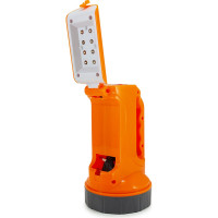 Аккумуляторный фонарь "раскладушка" КРАСНАЯ ЦЕНА 5288 8+8 LED 4606400606888