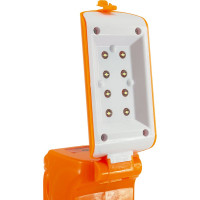 Аккумуляторный фонарь "раскладушка" КРАСНАЯ ЦЕНА 5288 8+8 LED 4606400606888