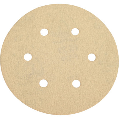 Круг шлифовальный на липучке для обработки красок, лаков и шпаклевок (150 мм; Р120; 6 отверстий) KLINGSPOR 146947