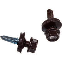 Кровельный саморез Kenner 5,5х19 RAL8017 тёмно-коричневый 300шт ск55198017ф