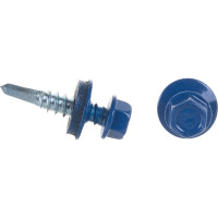 Кровельный саморез Kenner 5,5х25 RAL5010 синий 250шт ск55255010ф