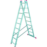 Алюминиевая трехсекционная лестница 3х9 Krause Corda 013392